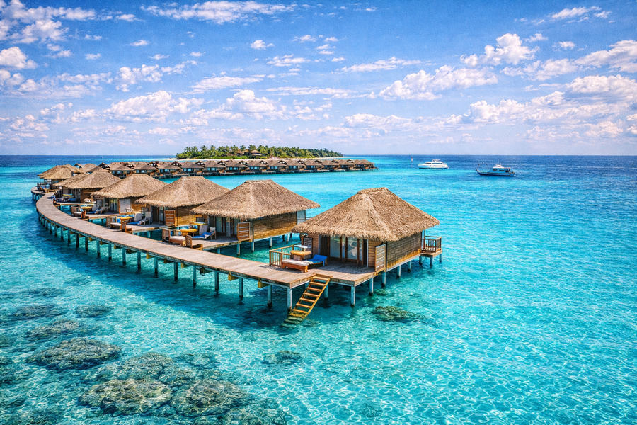 Туры на Мальдивы — белоснежные пляжи и лазурный океан