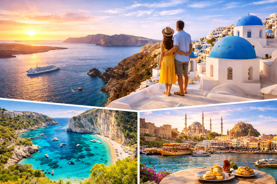 Грецию из Киева — Крит, Родос, Корфу, Халкидики